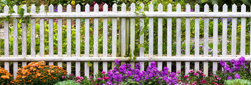 intimité grâce aux clôtures de jardin